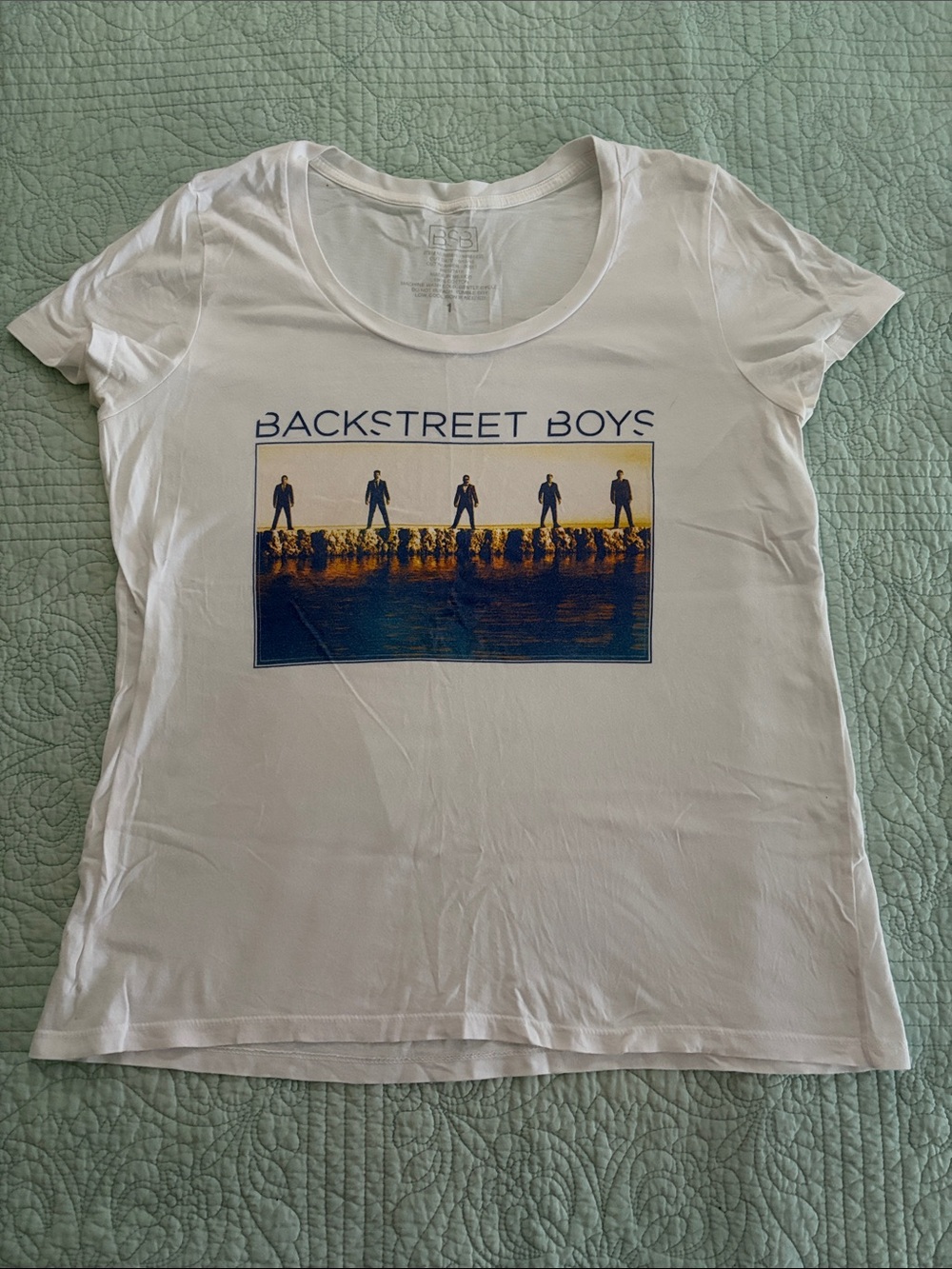 Backstreet Boys White Graphic Tee